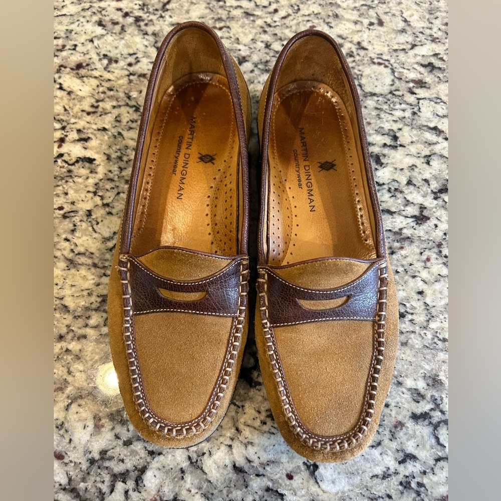 Martin Dingman Suede Loafers